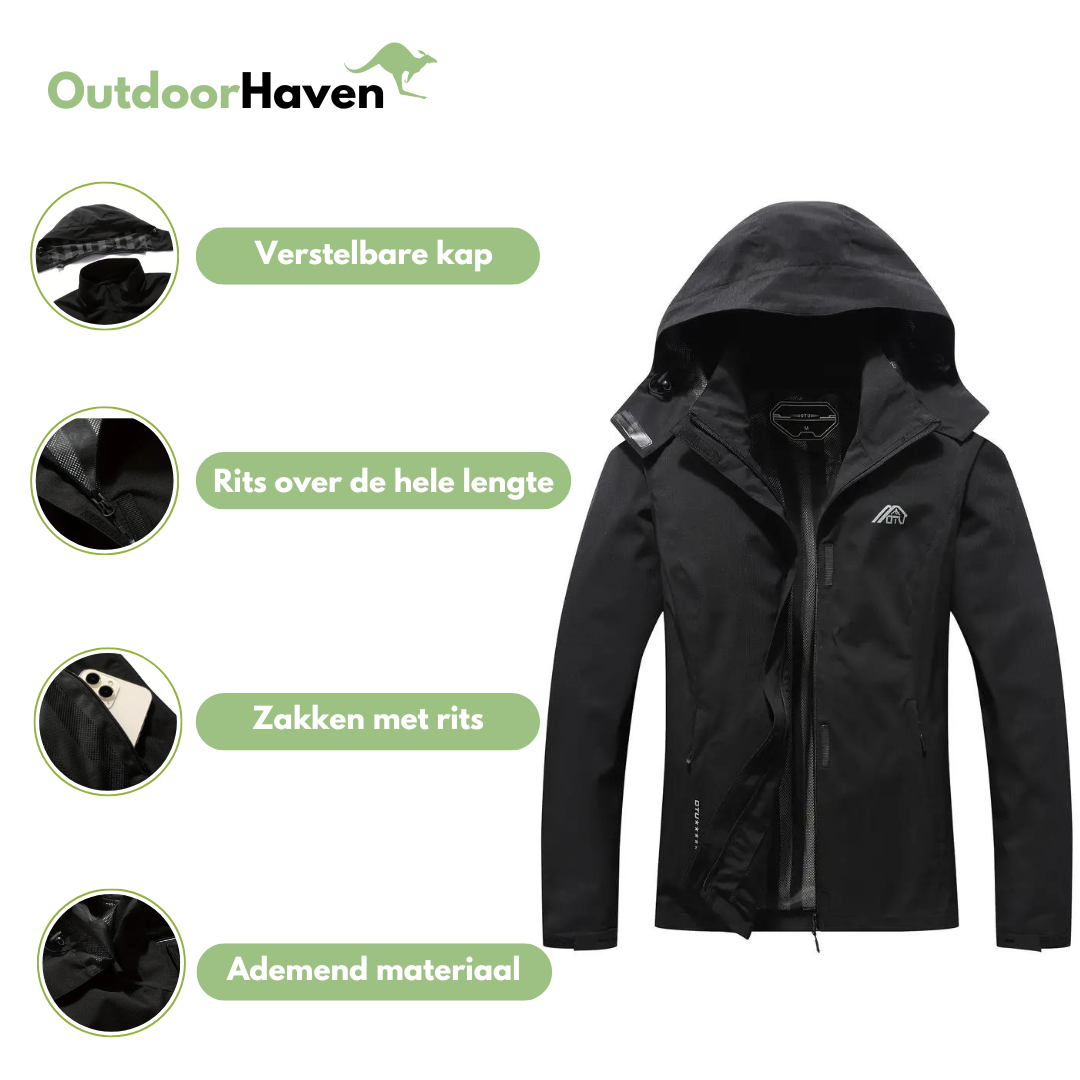 Outdoor Dames Jack - Herfst - Waterafstotend