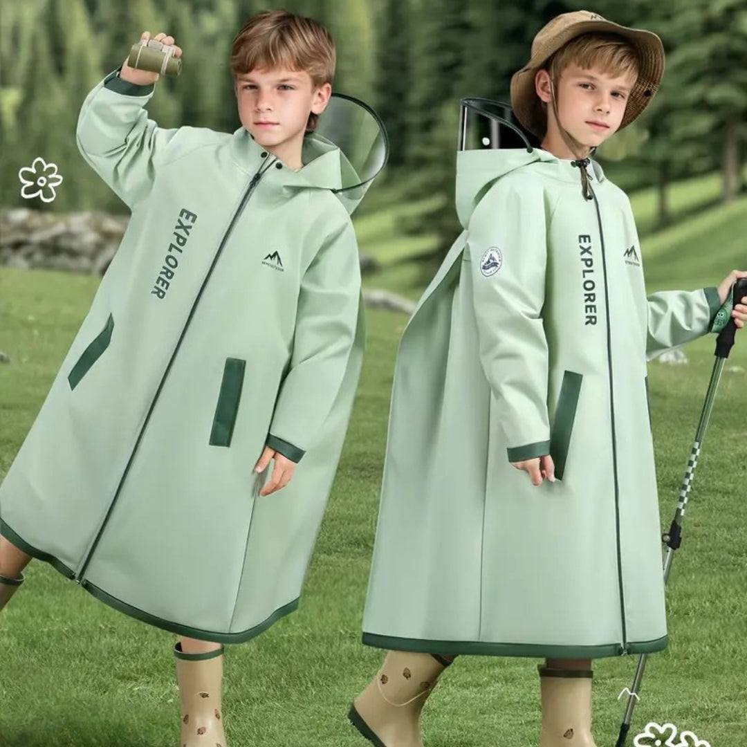 Kinder Regenjas – Waterdicht – Met Capuchon – Outdoor Jas