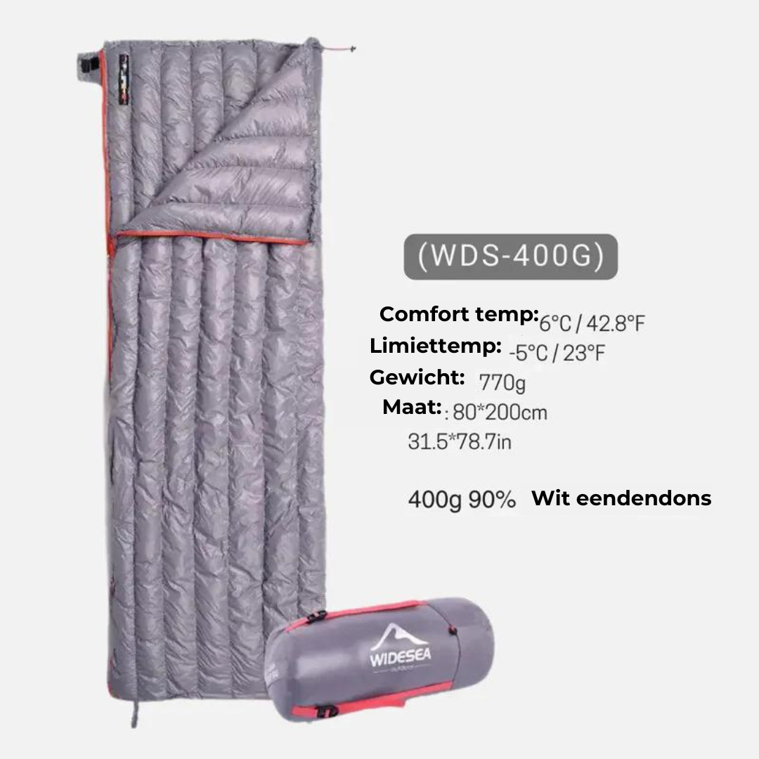 Ultralichte Envelop Slaapzak - Waterdicht en Warm - Kamperen