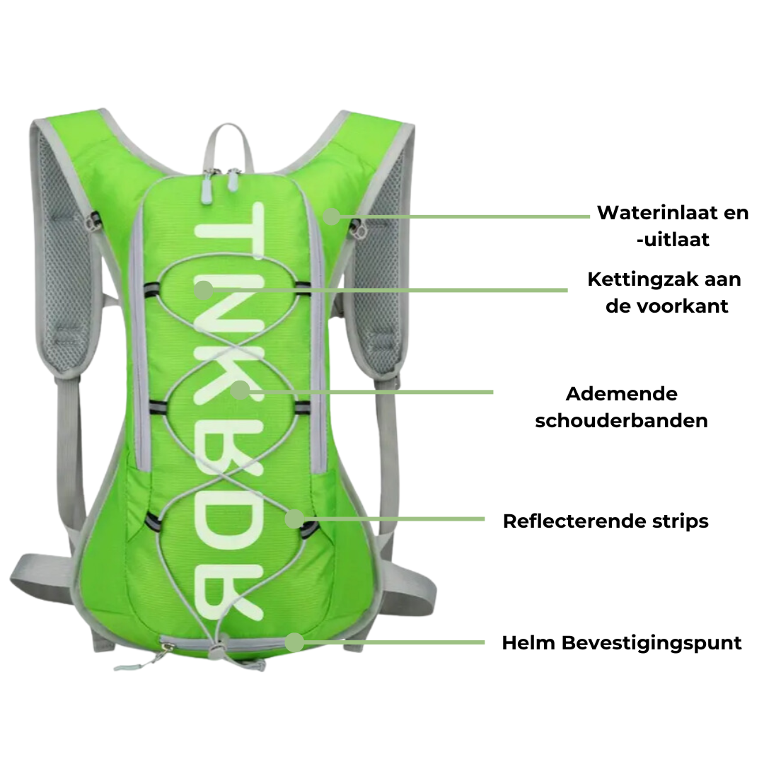 Fietsrugtas - 20L - Helmbevestiging - OutdoorHavenNL