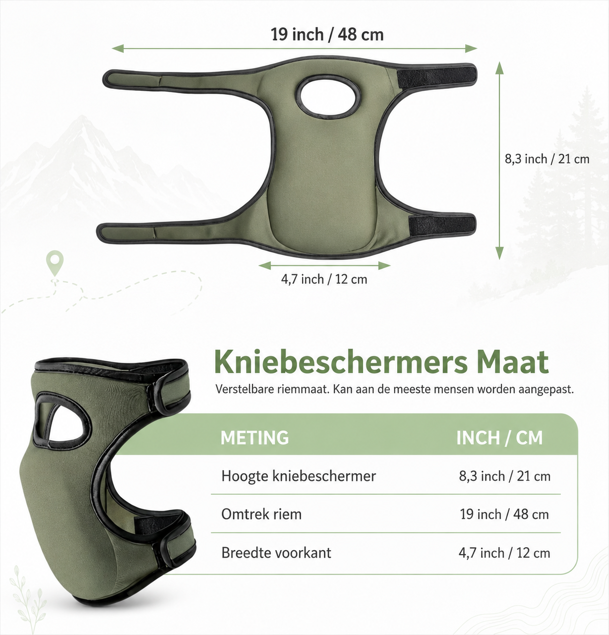 Verstelbare Kniebeschermers Neopreen – Anti-Slip, Duurzaam, voor Tuin & Kluswerkzaamheden