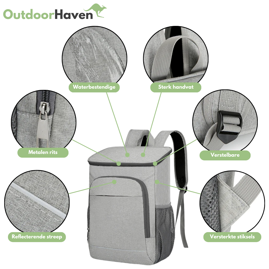 Geïsoleerde Rugtas - 30L - OutdoorHavenNL