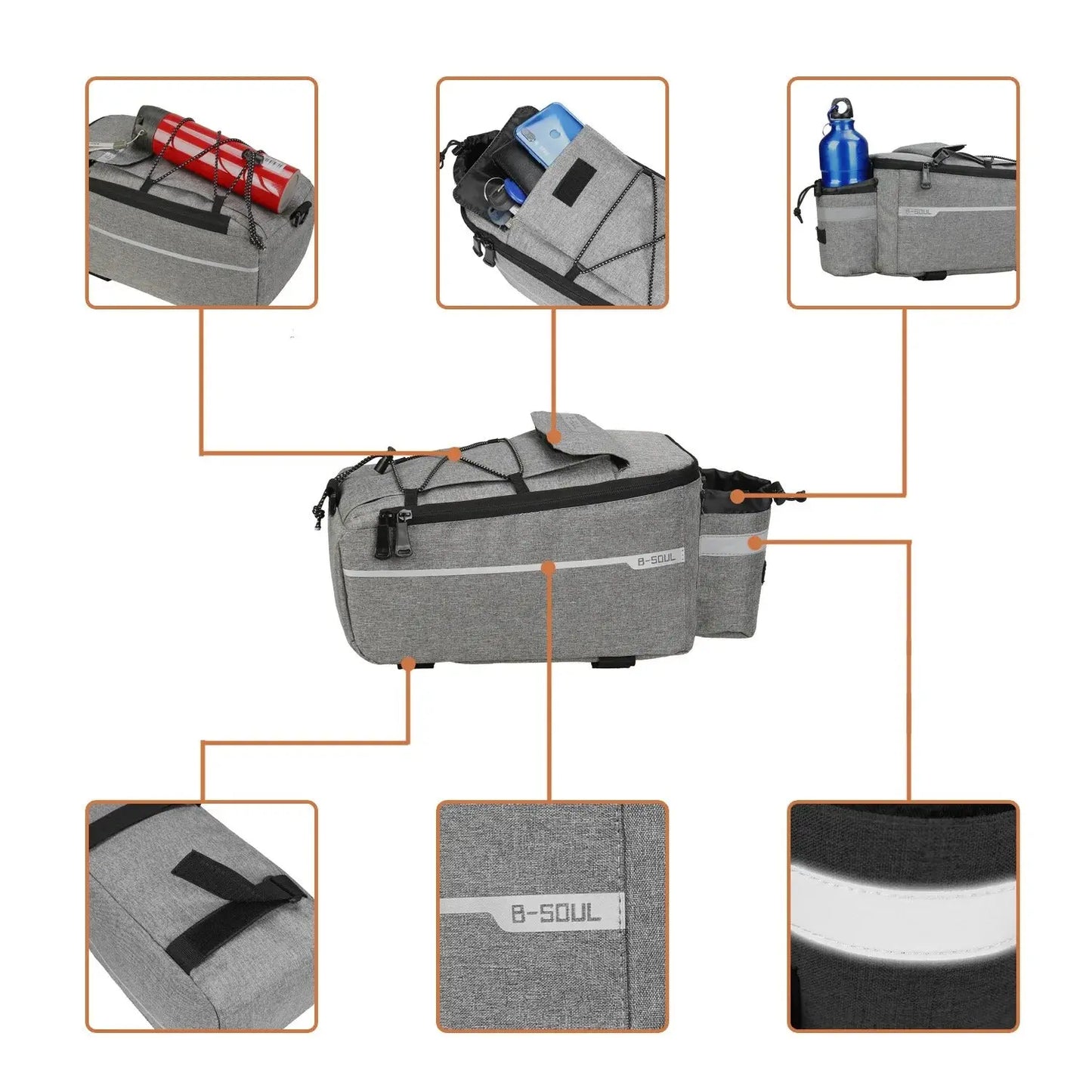 Fietskoeltas voor Achterrek - Waterdicht OutdoorHaven