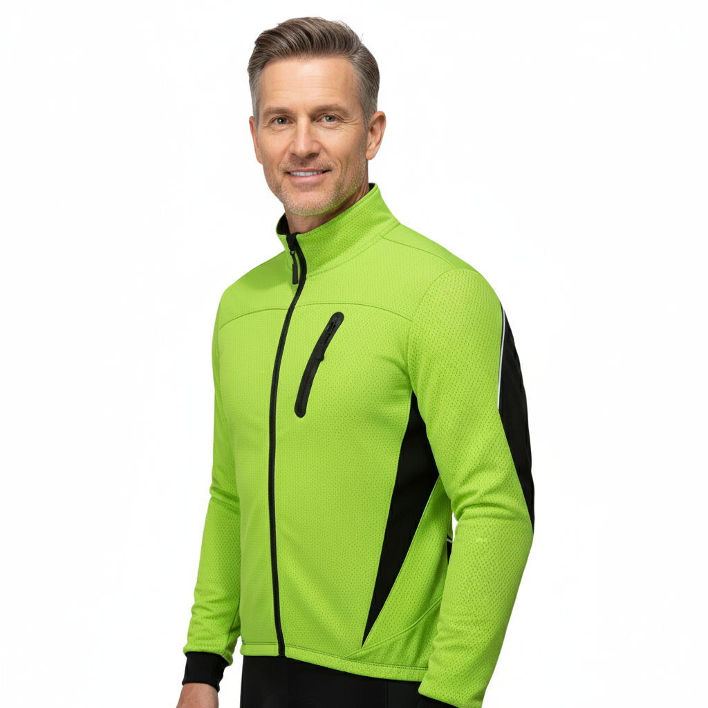 Heren Herfst/Winter Fietsjack – Winddicht & Ademend