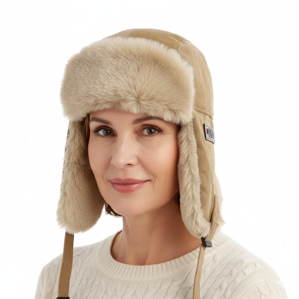 Wintermuts met Bontvoering – Winddicht & Comfortabel – Outdoor