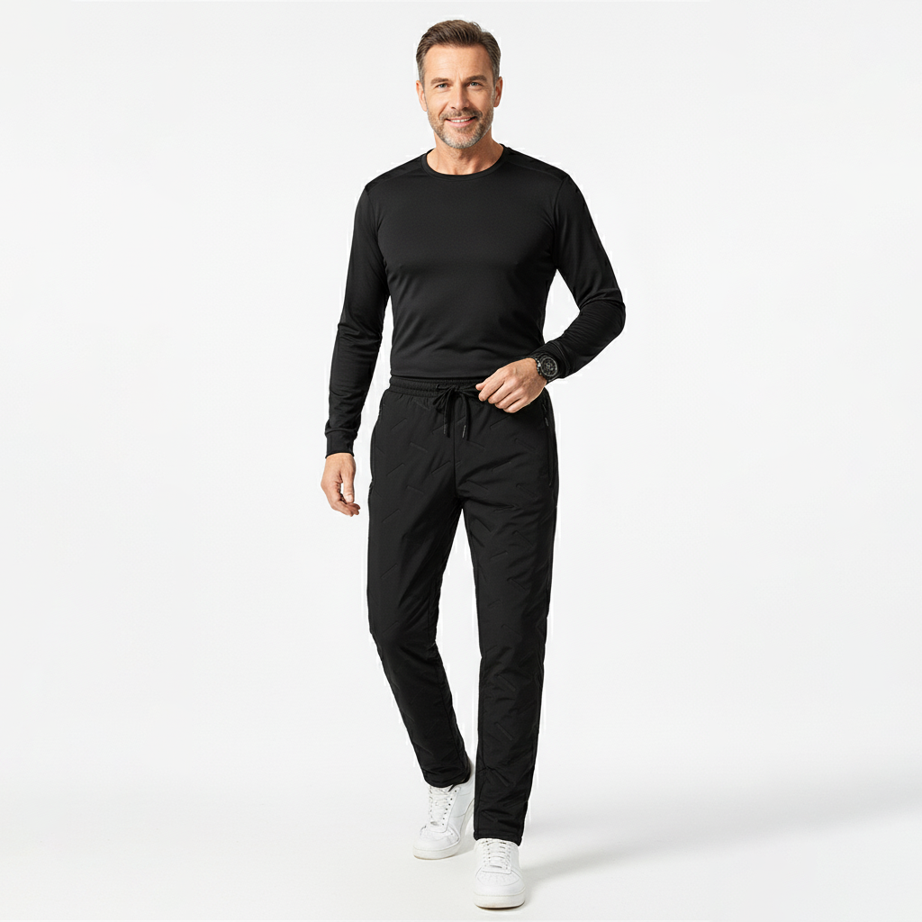 Heren Thermo Joggingbroek – Gevoerd & Waterdicht - Winter