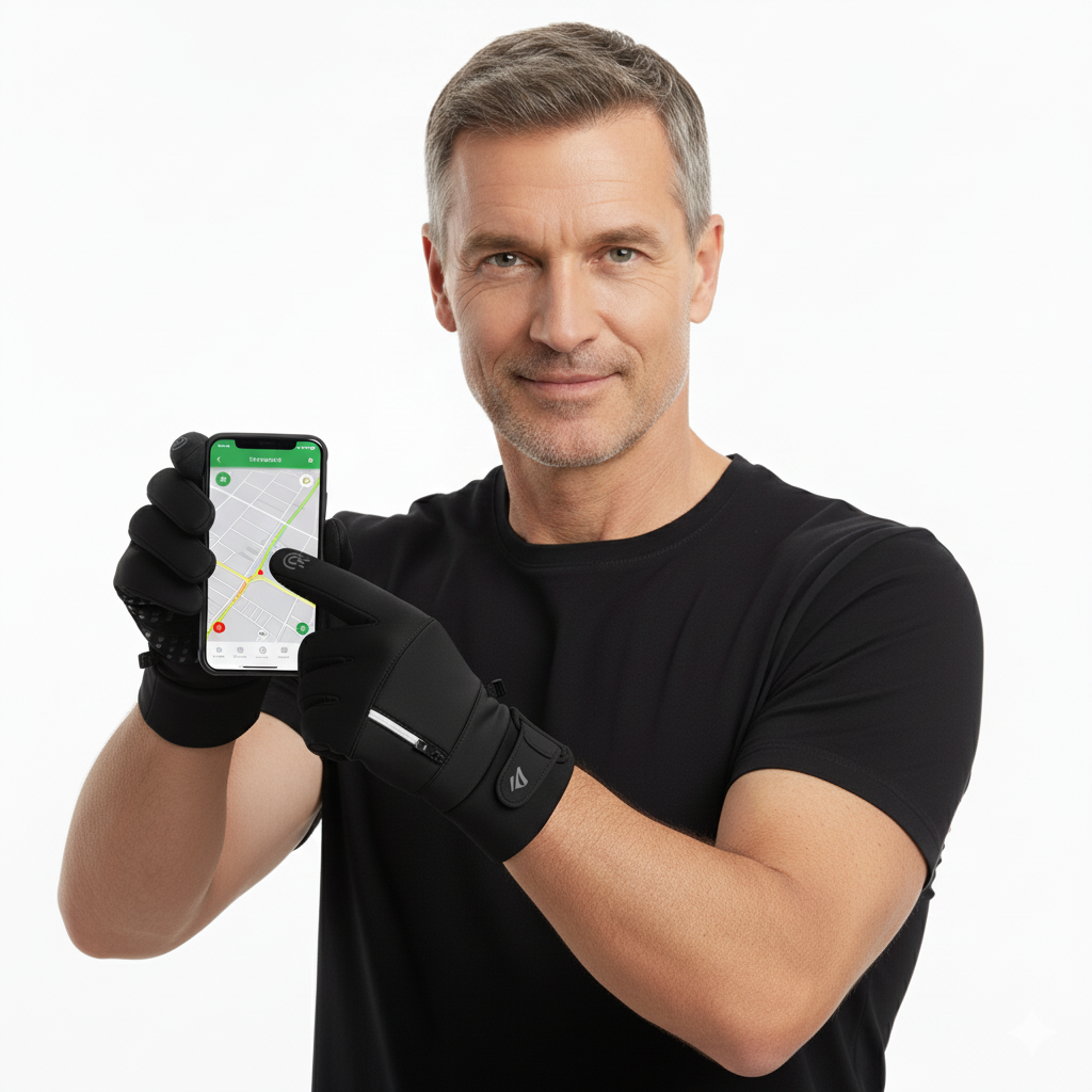 Heren Winterhandschoenen – Fleece Gevoerd – Touchscreen