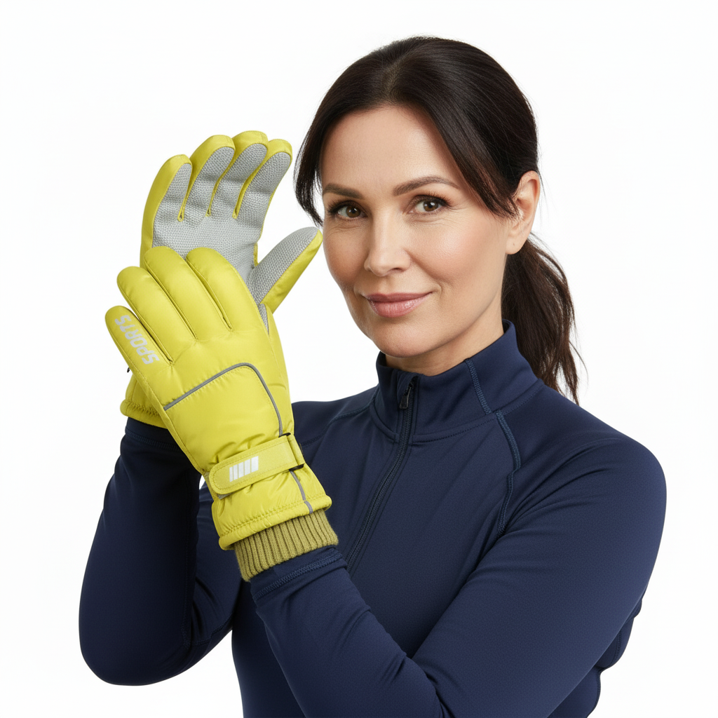 Dames Thermo Skihandschoenen – Touchscreen Compatibel