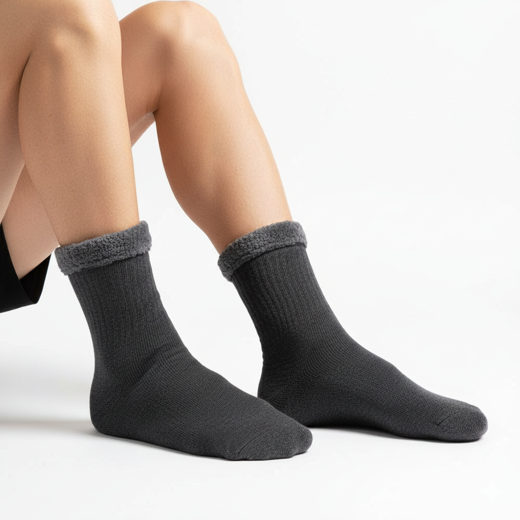Thermosokken – Zacht Pluche – Gevoerd
