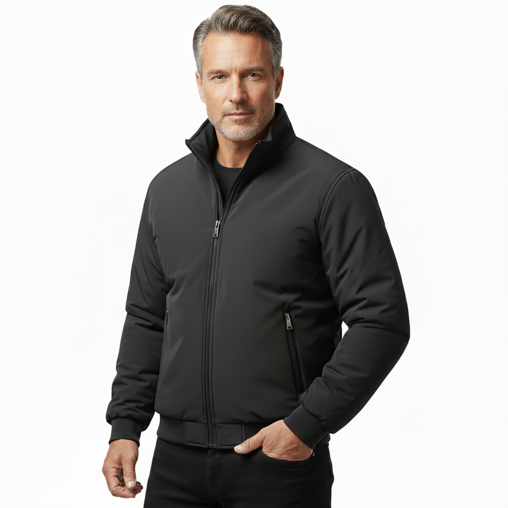 Heren Fleecejack – Opstaande Kraag – Warm & Comfortabel
