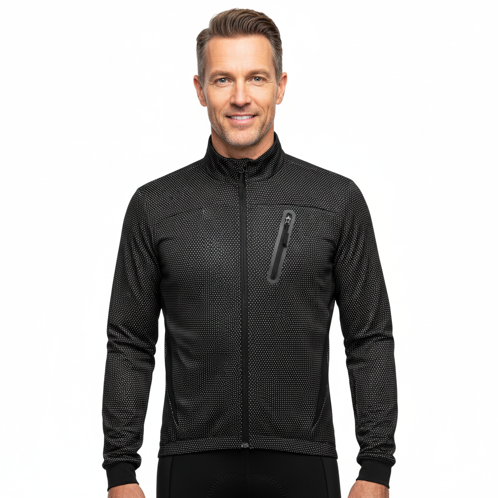Heren Herfst/Winter Fietsjack – Winddicht & Ademend