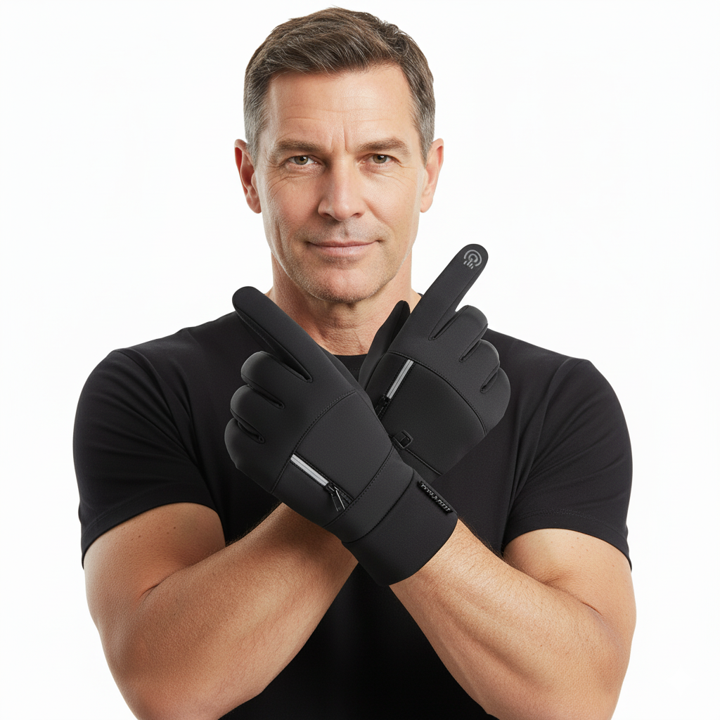 Heren Winterhandschoenen – Fleece Gevoerd – Touchscreen