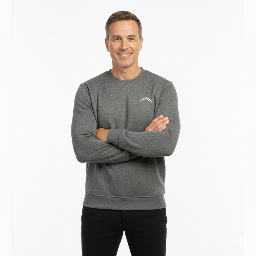 Warme Trui – Fleece Gevoerd – Heren Sweatshirt