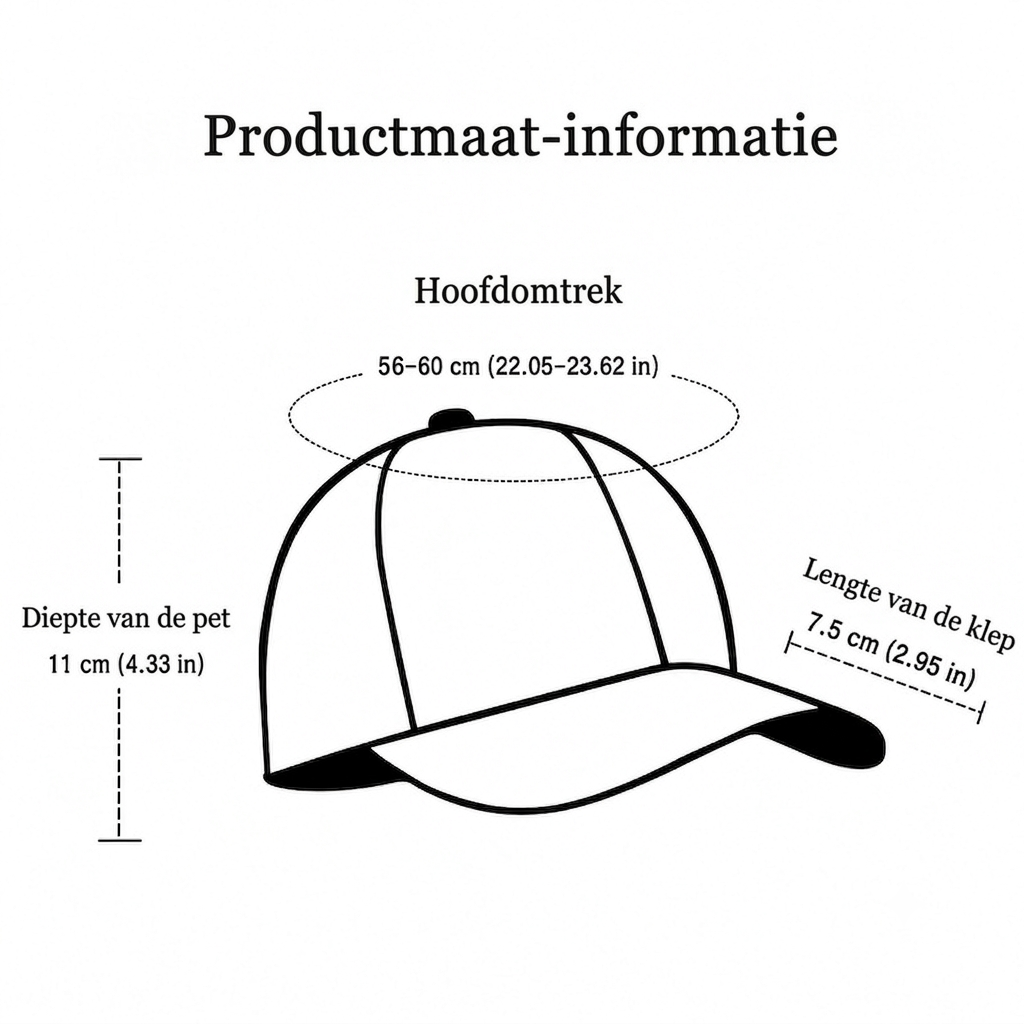 Heren Sportcap met Klep - Snel Drogend - Mesh Panelen
