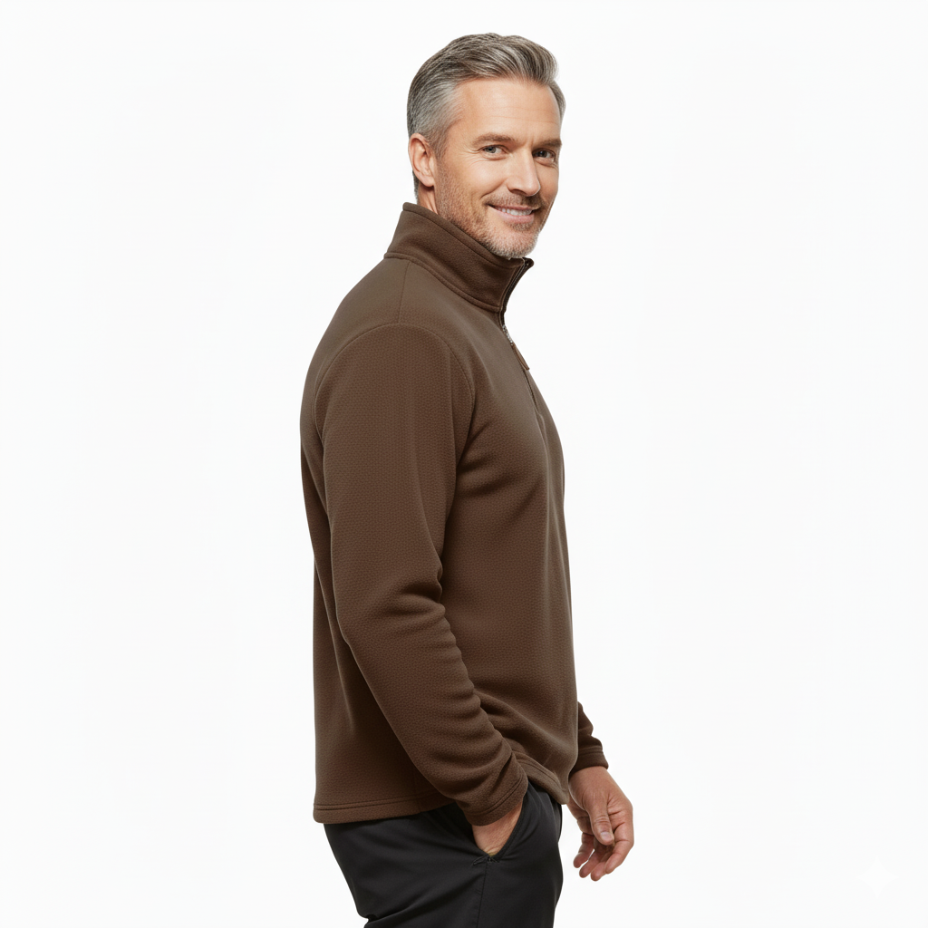 Fleece Trui – Half Zip – Heren Sweatshirt