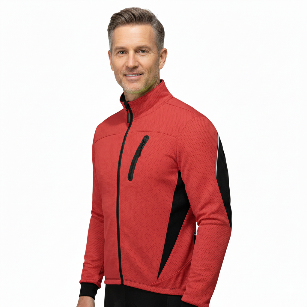 Heren Herfst/Winter Fietsjack – Winddicht & Ademend