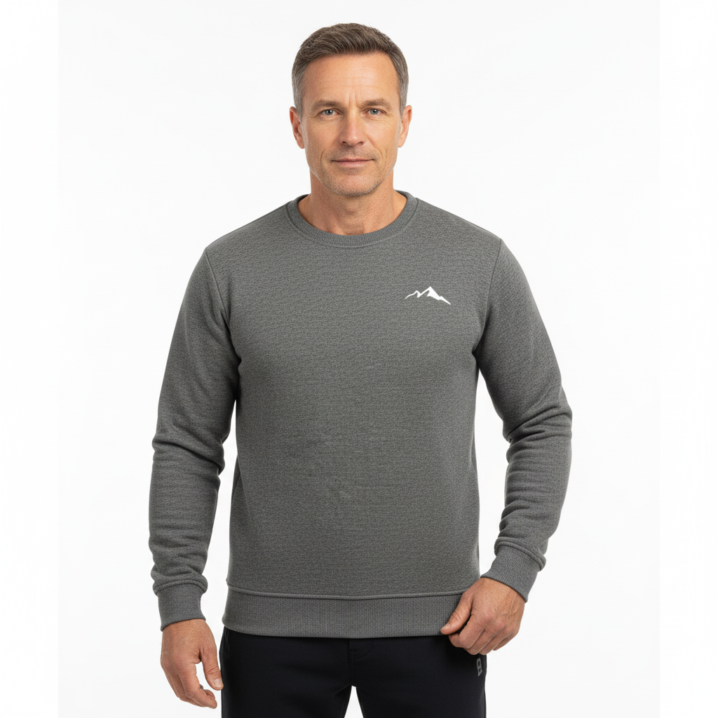 Warme Trui – Fleece Gevoerd – Heren Sweatshirt