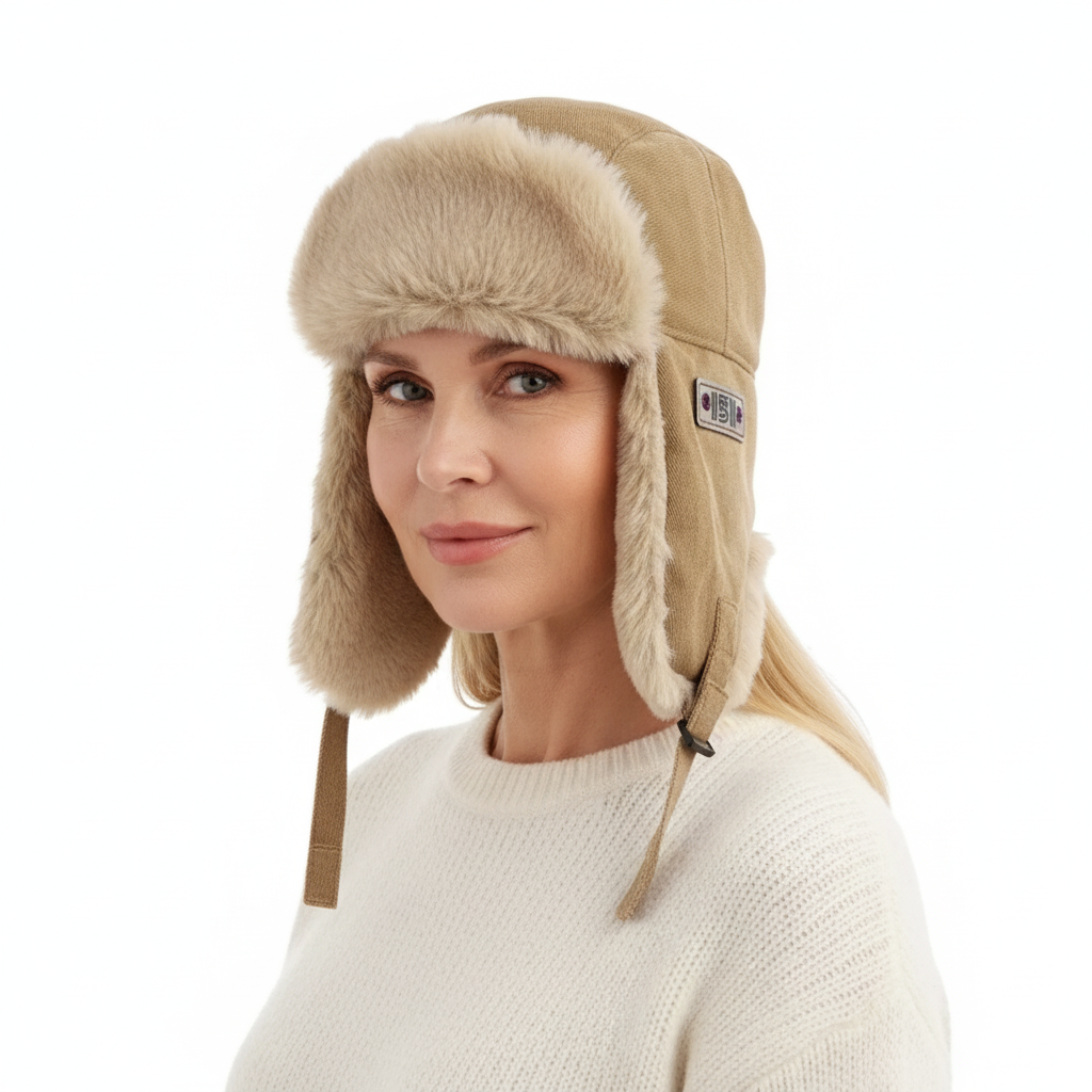 Wintermuts met Bontvoering – Winddicht & Comfortabel – Outdoor