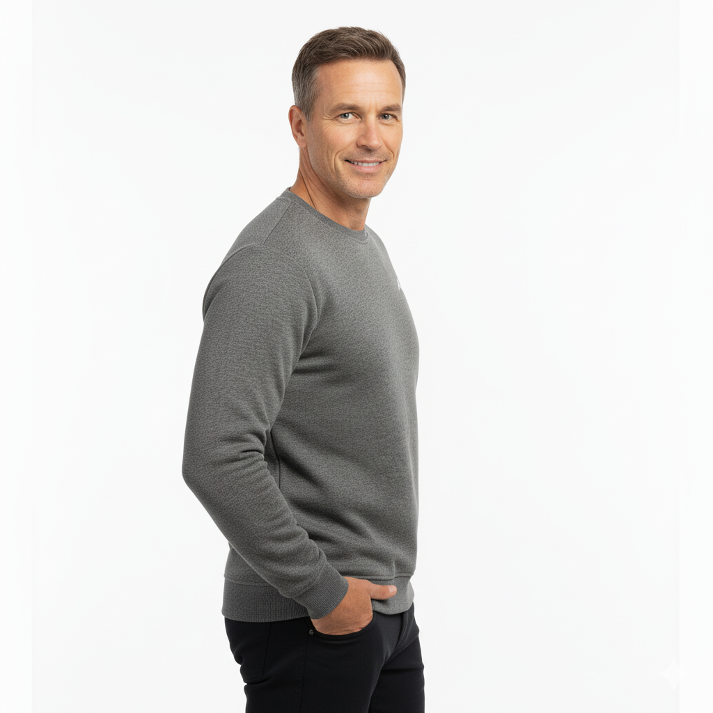 Warme Trui – Fleece Gevoerd – Heren Sweatshirt