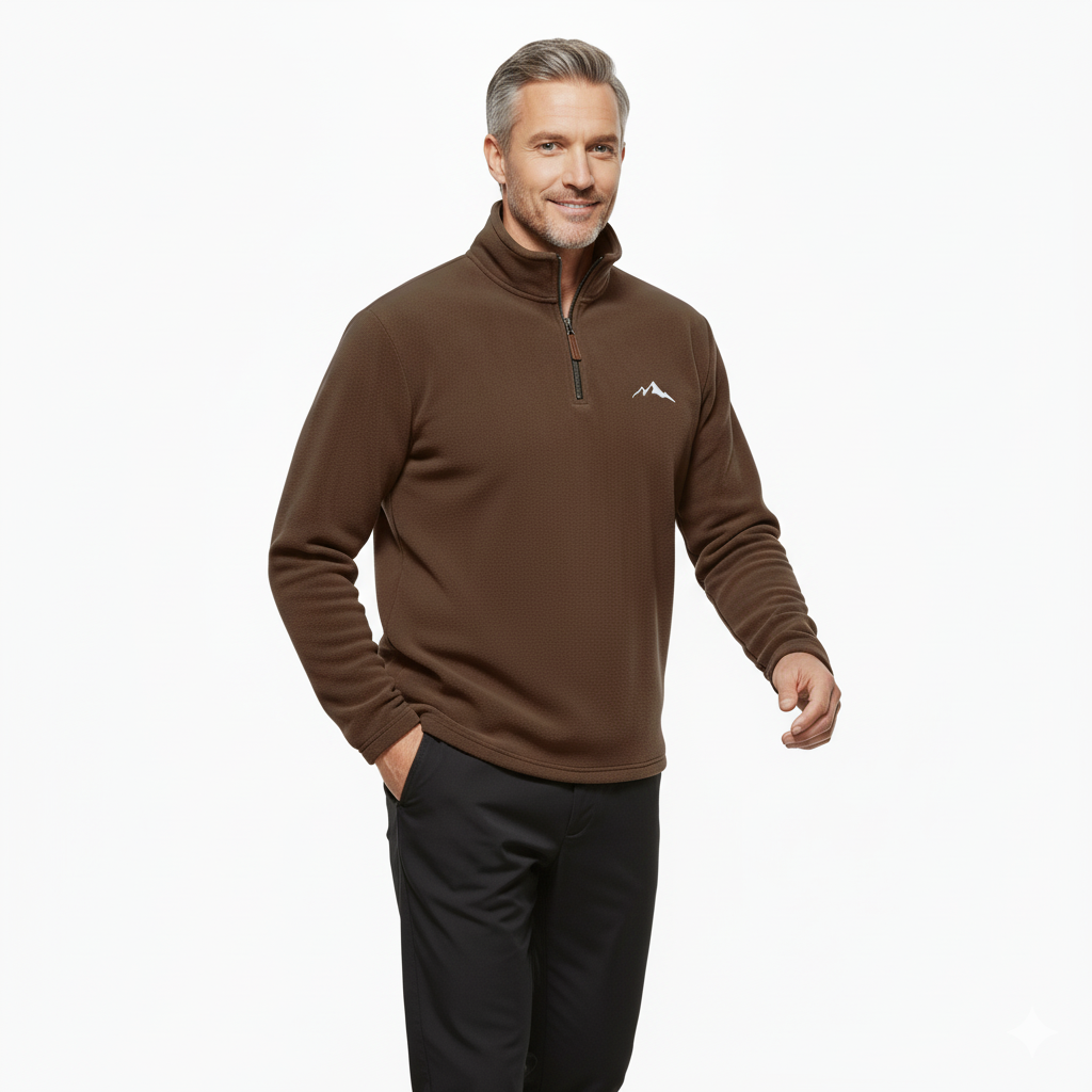 Fleece Trui – Half Zip – Heren Sweatshirt