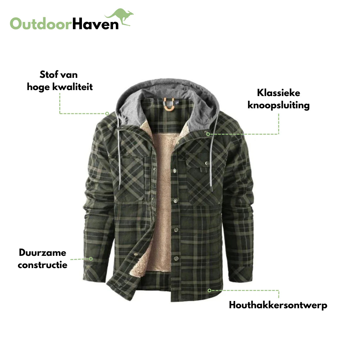 OutdoorHaven Geruite Jas - Herfst & Winter - OutdoorHavenNL