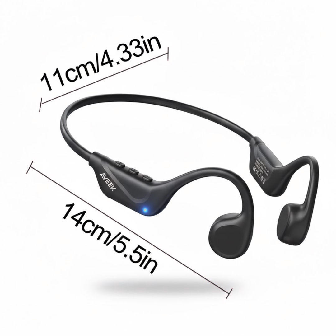 Open-ear draadloze koptelefoon – Bone Conduction – Bluetooth