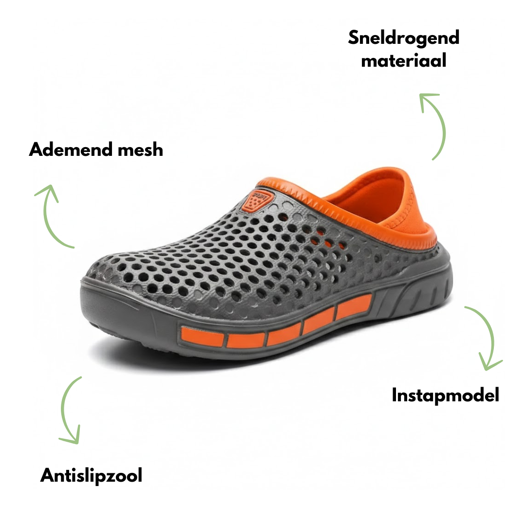 Heren Instappers Sandalen – Ademend – Verstelbare Hielband