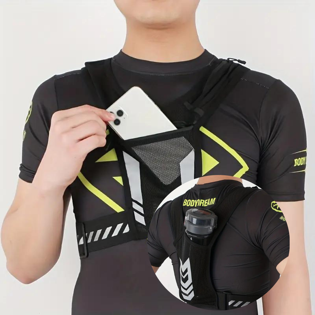 Reflecterend Hardloopvest - Telefoonhouder - OutdoorHavenNL