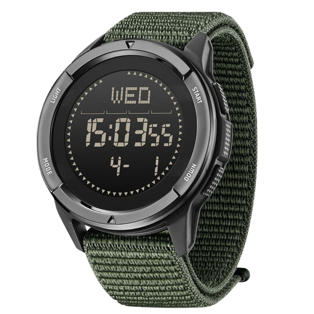 Tommy Hilfiger TH1791676 - Digitaal herenhorloge met zwarte siliconen band en rechthoekige kast Tommy Hilfiger TH1791676 - Digitaal herenhorloge met zwarte siliconen band en rechthoekige kast