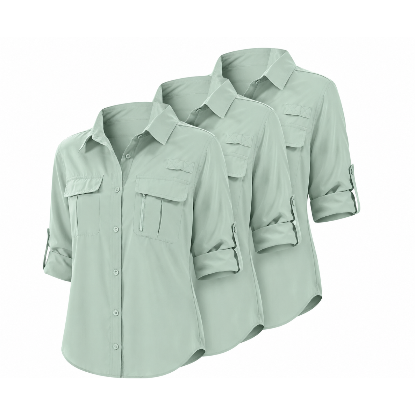 Dames Outdoor Wandelshirt 3 Pack – Ademend – Sneldrogend
