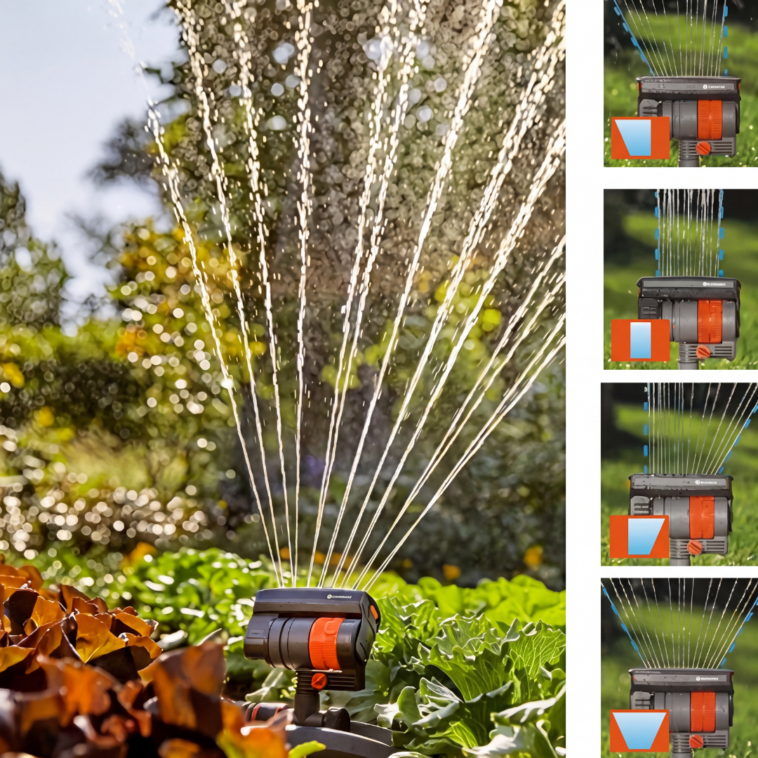 Tuin Sprinkler 180° Draaibaar – Gazonbewatering – 4 Standen