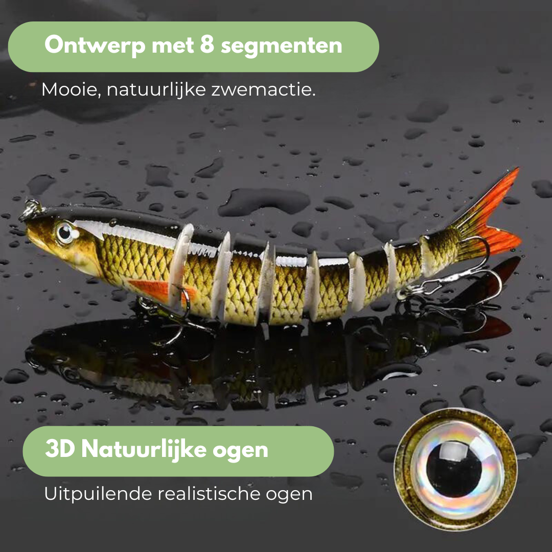 OutdoorHaven - Lokaas - 8 Segmenten - Snoeken - OutdoorHavenNL