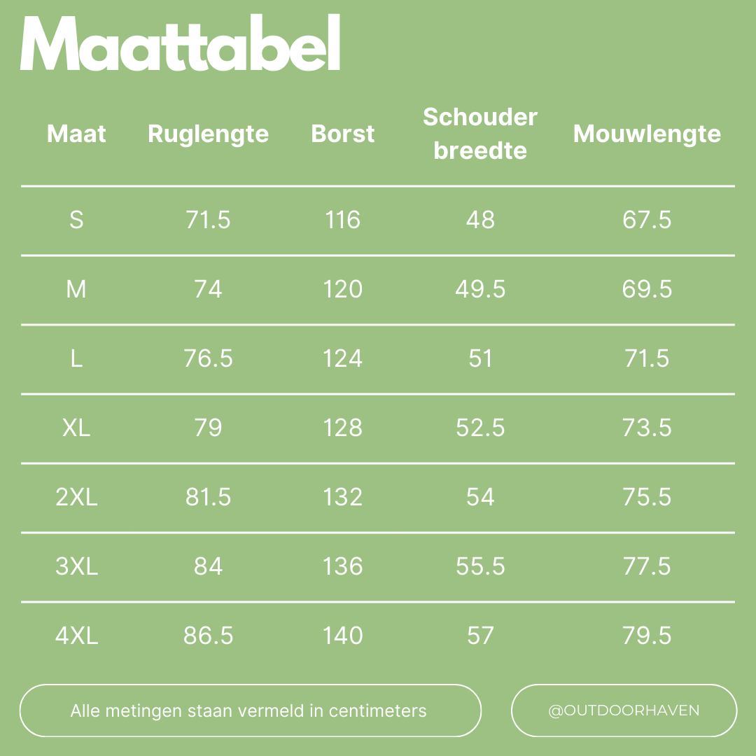 Outdoor Herfst Jas - Wind- en Regendicht - Unisex