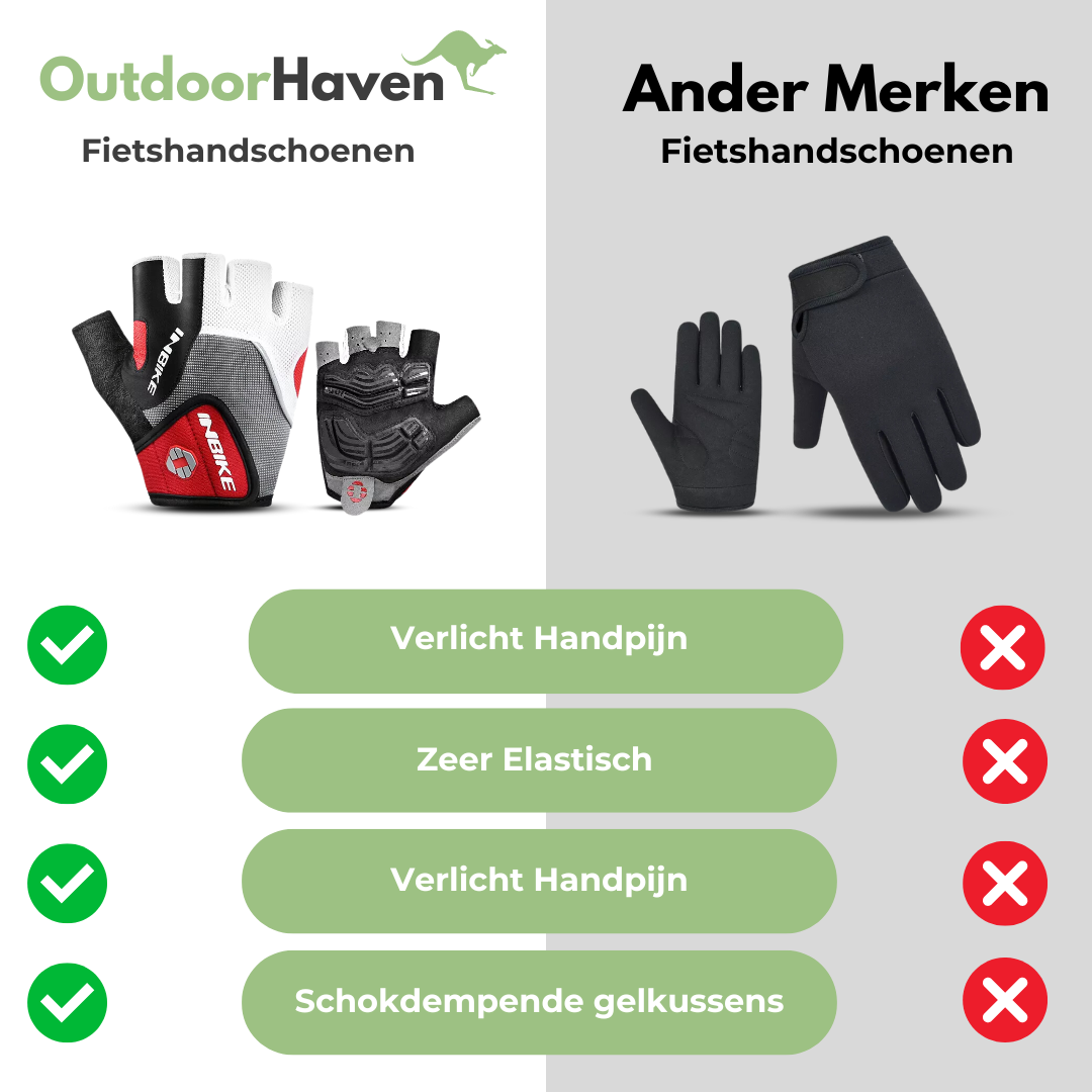 Fiets Handschoenen - 3D Gel - OutdoorHavenNL