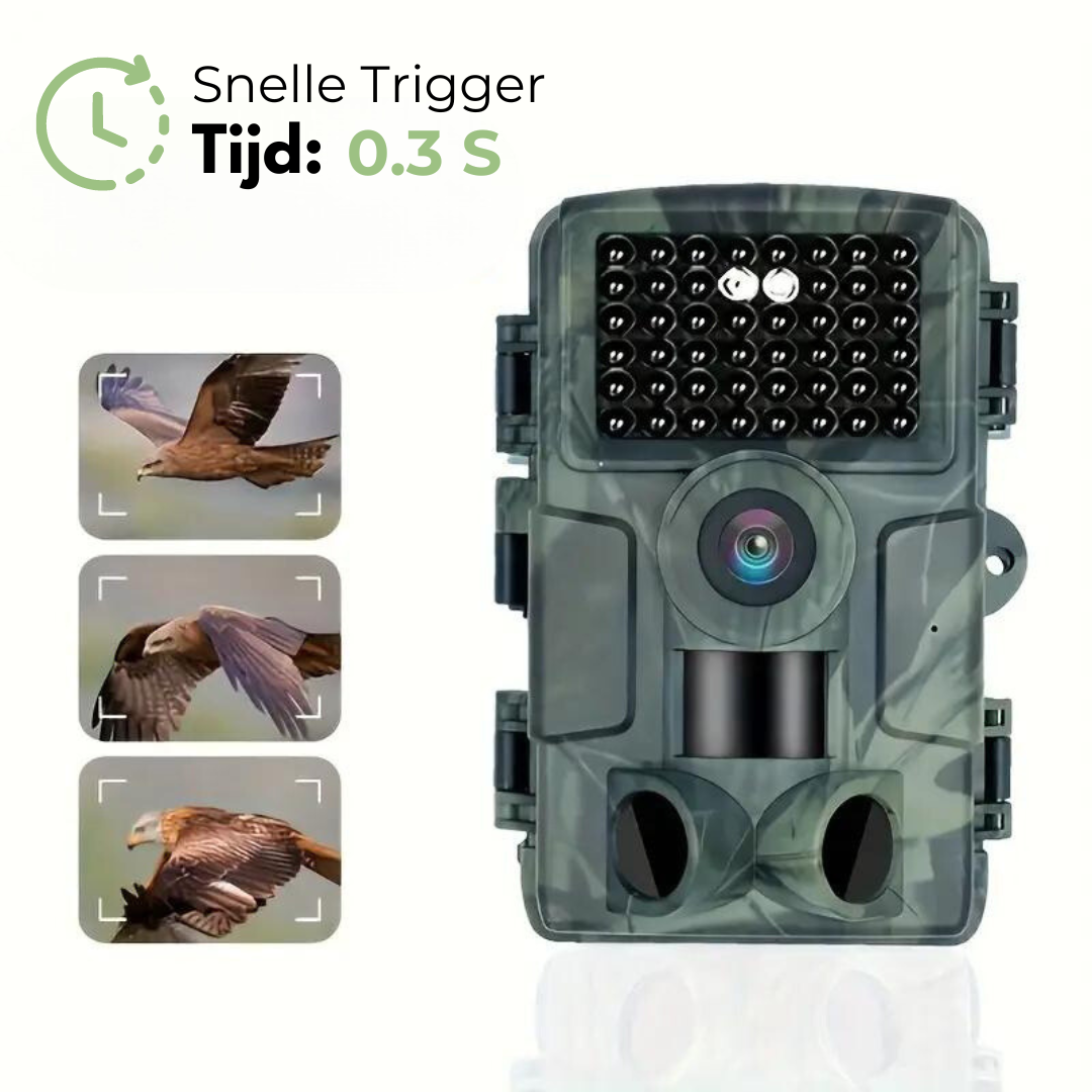 OutdoorHaven Wildcamera - 4K Ultra HD 60 MP - Met App - OutdoorHavenNL