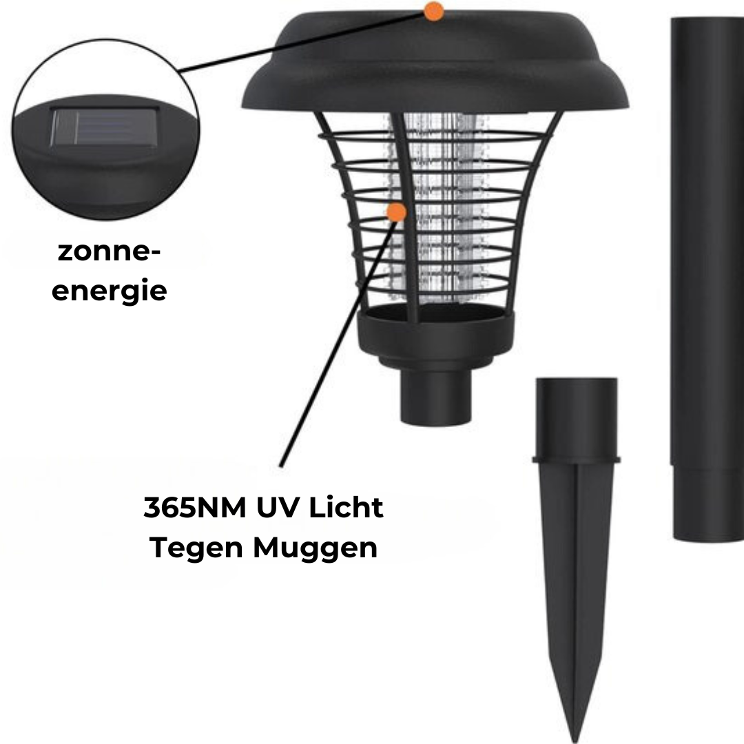 Insectenverdelger Tuin - Muggen - Zonne-energie - OutdoorHavenNL
