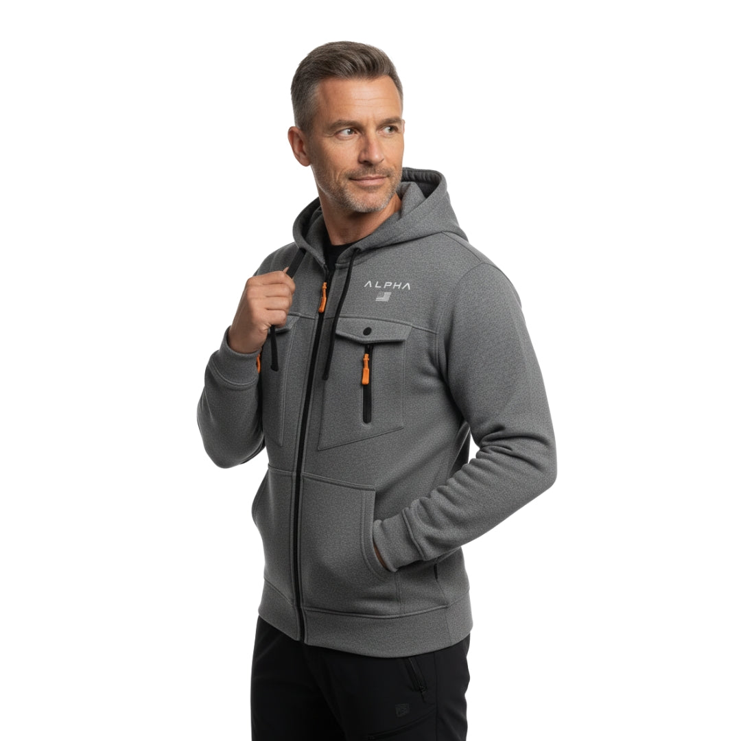 Softshell Hoodie – Volledige Rits – Thermo