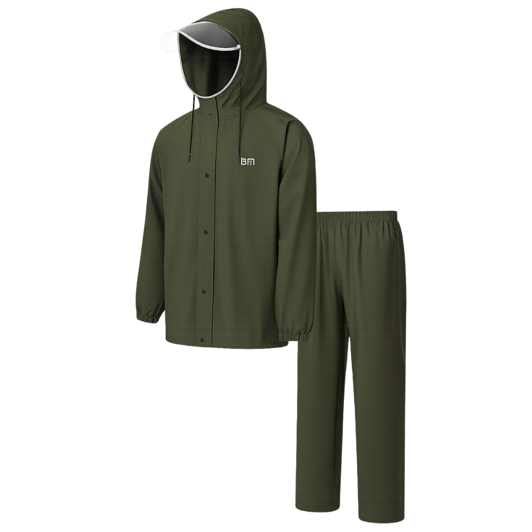 Heren Regenpak – Waterdichte Jas – Met Capuchon Set