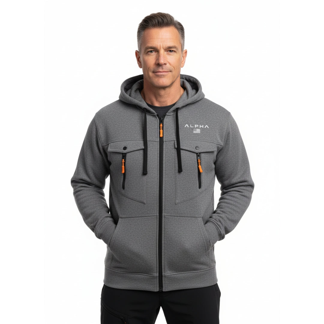 Softshell Hoodie – Volledige Rits – Thermo