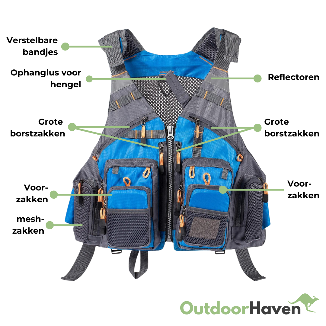 Vissport Vest - Professioneel - OutdoorHavenNL