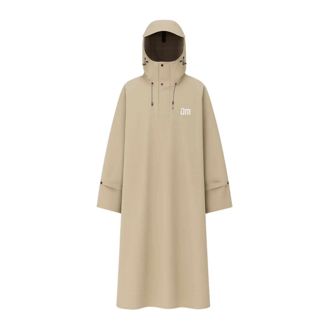 Unisex Regenponcho – Waterdicht met Capuchon – Lange Jas