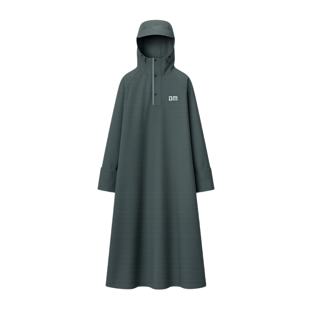 Unisex Regenponcho – Waterdicht met Capuchon – Lange Jas