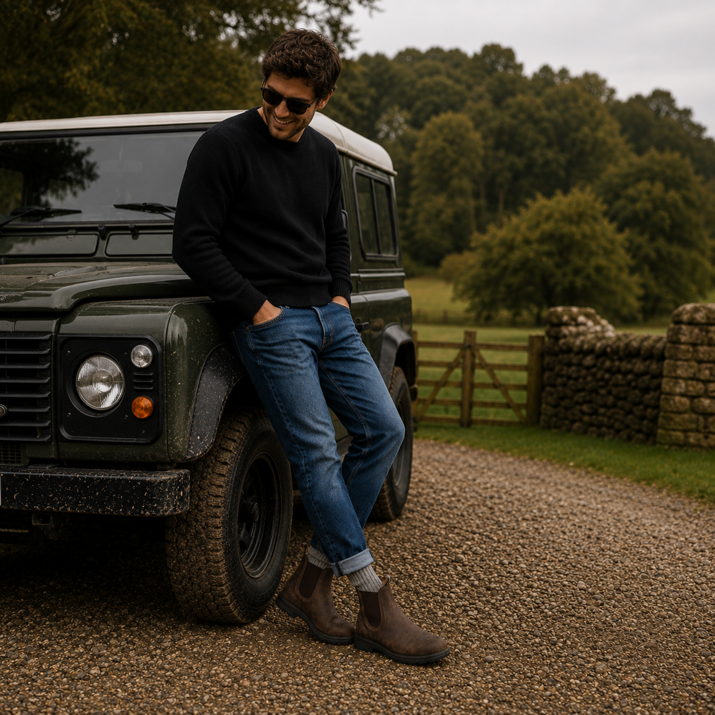 Chelsea boots heren met gedempt voetbed