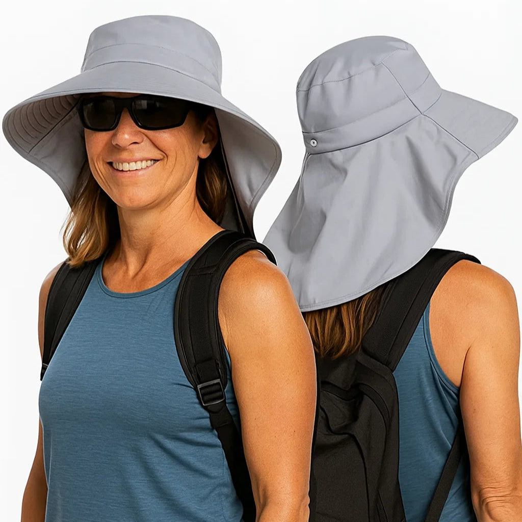 Dames Zonnehoed - UV-bescherming – Nekbescherming