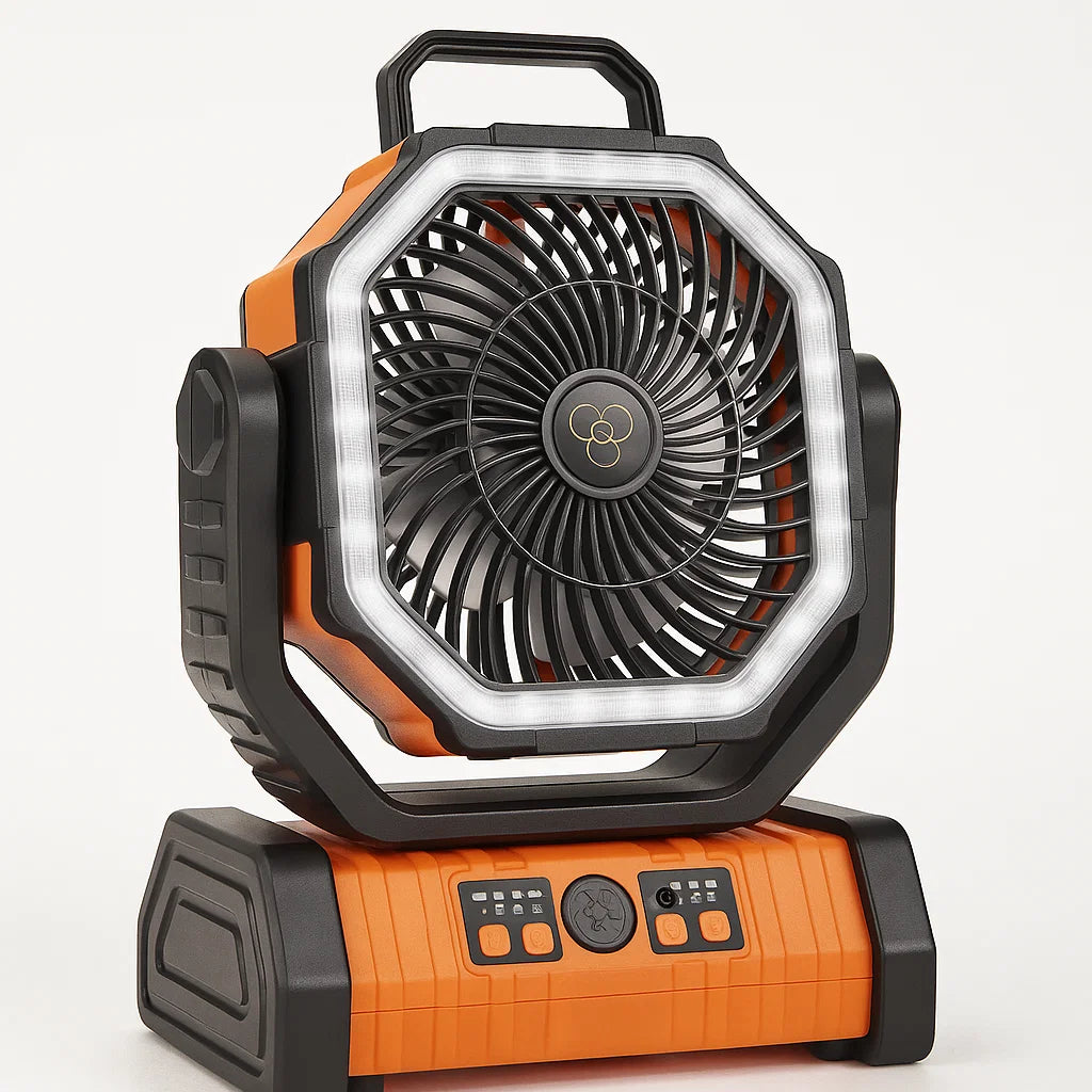 Camping Ventilator - 3-in-1 - LED - Draadloos