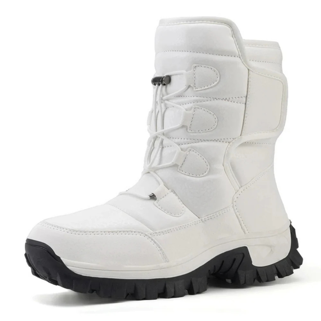 Snowboots Dames - Waterdicht met Pluche Voering - Klittenband