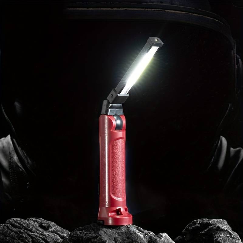 180° COB Werklamp - USB Oplaadbaar - Aluminium & ABS