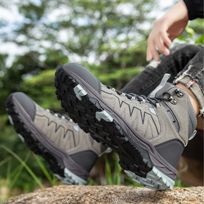 Wandelschoenen dames en heren enkelhoog waterafstotend