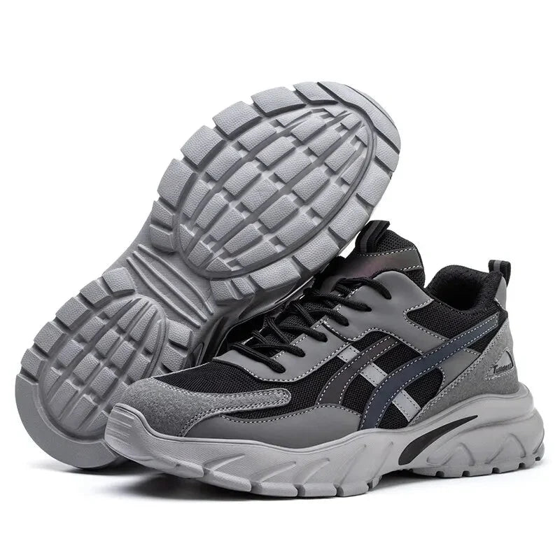 Veiligheidsschoenen heren met ademend mesh