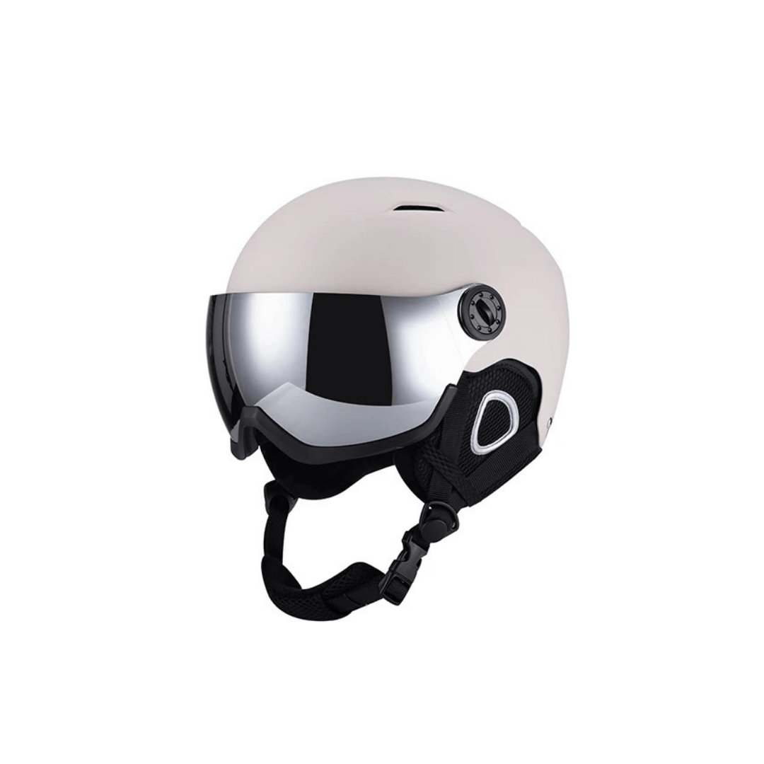 Skihelm met vizier en ABS-buitenschaal